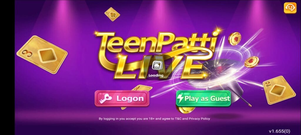 Create your account in Teen Patti Live